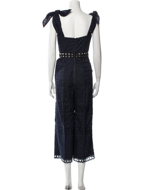 Self-Portrait Square Neckline Jumpsuit