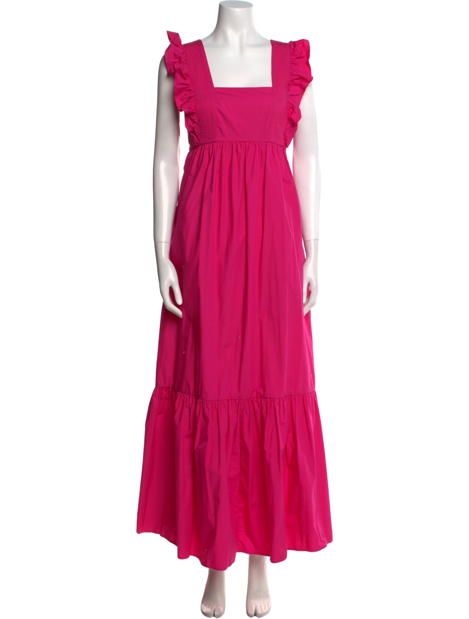 Self-Portrait Square Neckline Long Dress