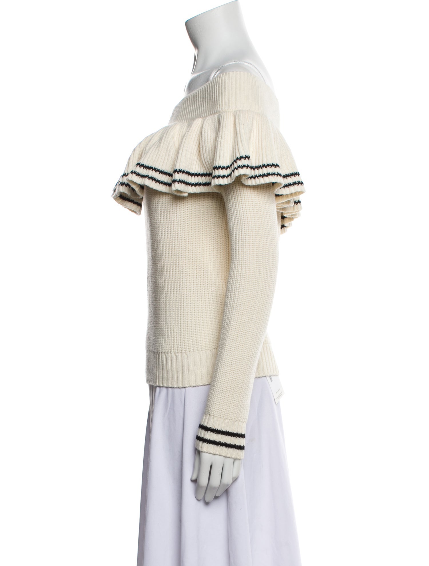 Self-Portrait Wool Striped Sweater