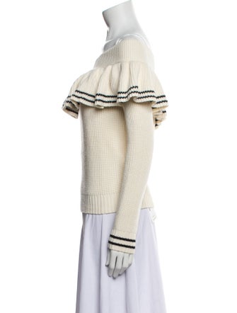 Self-Portrait Wool Striped Sweater