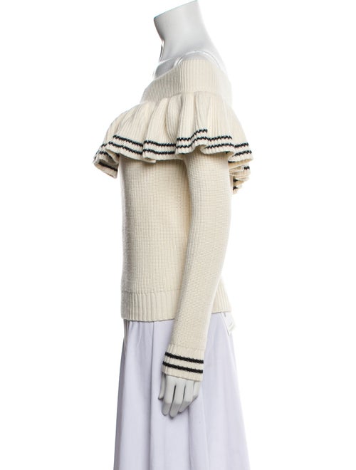 Self-Portrait Wool Striped Sweater