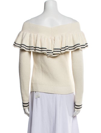 Self-Portrait Wool Striped Sweater