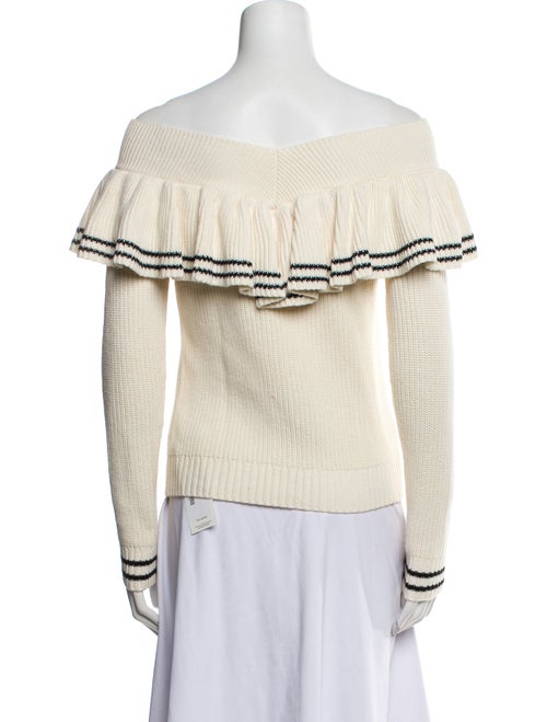 Self-Portrait Wool Striped Sweater