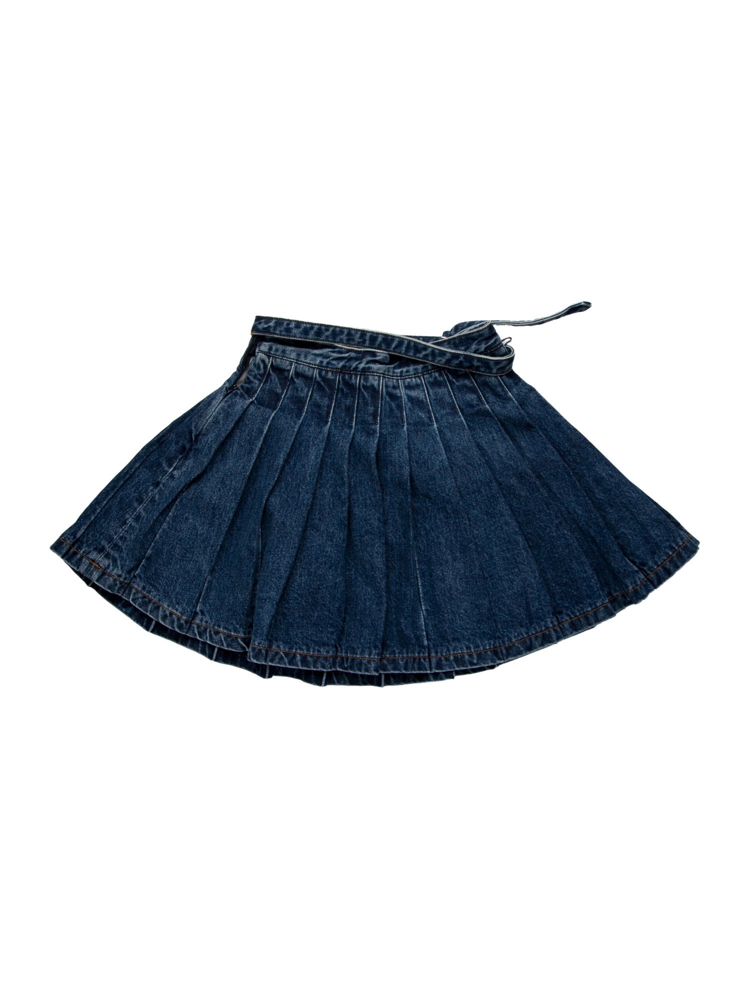 Self-Portrait Pleated Accents Mini Skirt