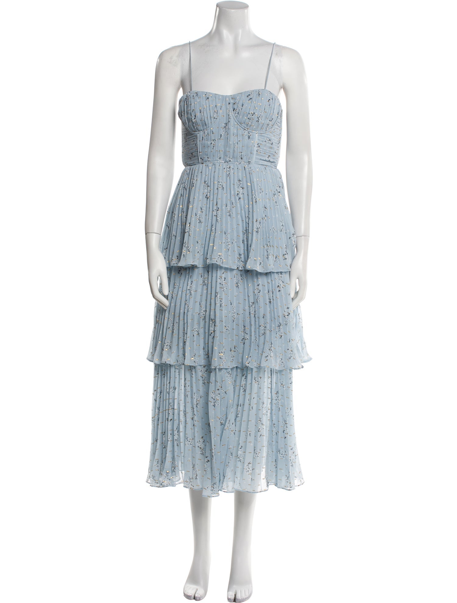 Self-Portrait Striped Long Dress w/ Tags