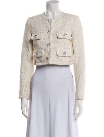 Self-Portrait Tweed Pattern Bolero