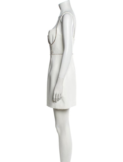 Self-Portrait Square Neckline Mini Dress