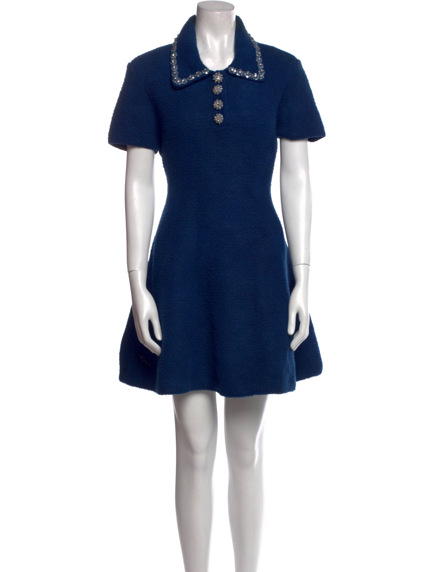 Self-Portrait Nylon Mini Dress