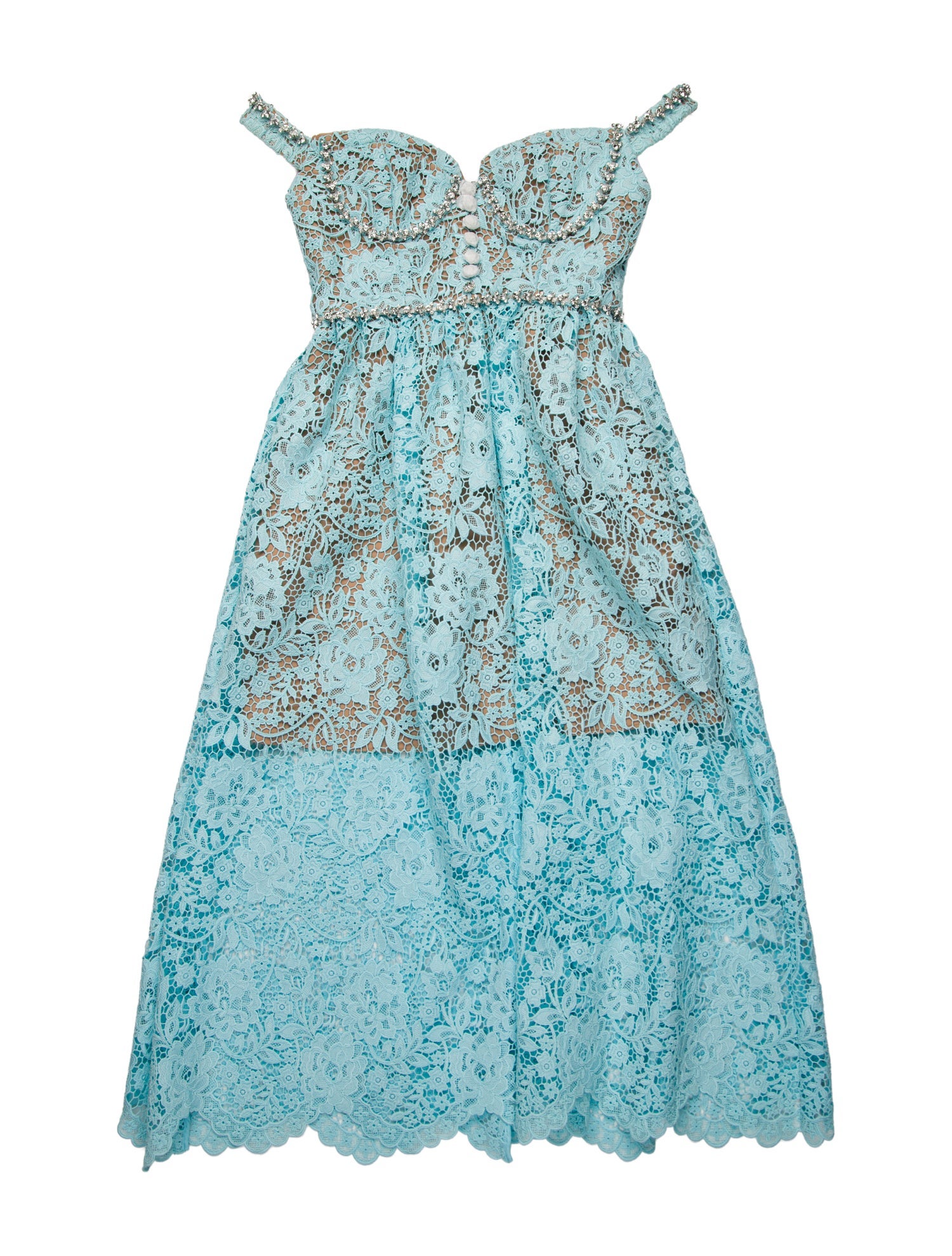 Self-Portrait Crochet Midi Length Dress w/ Tags