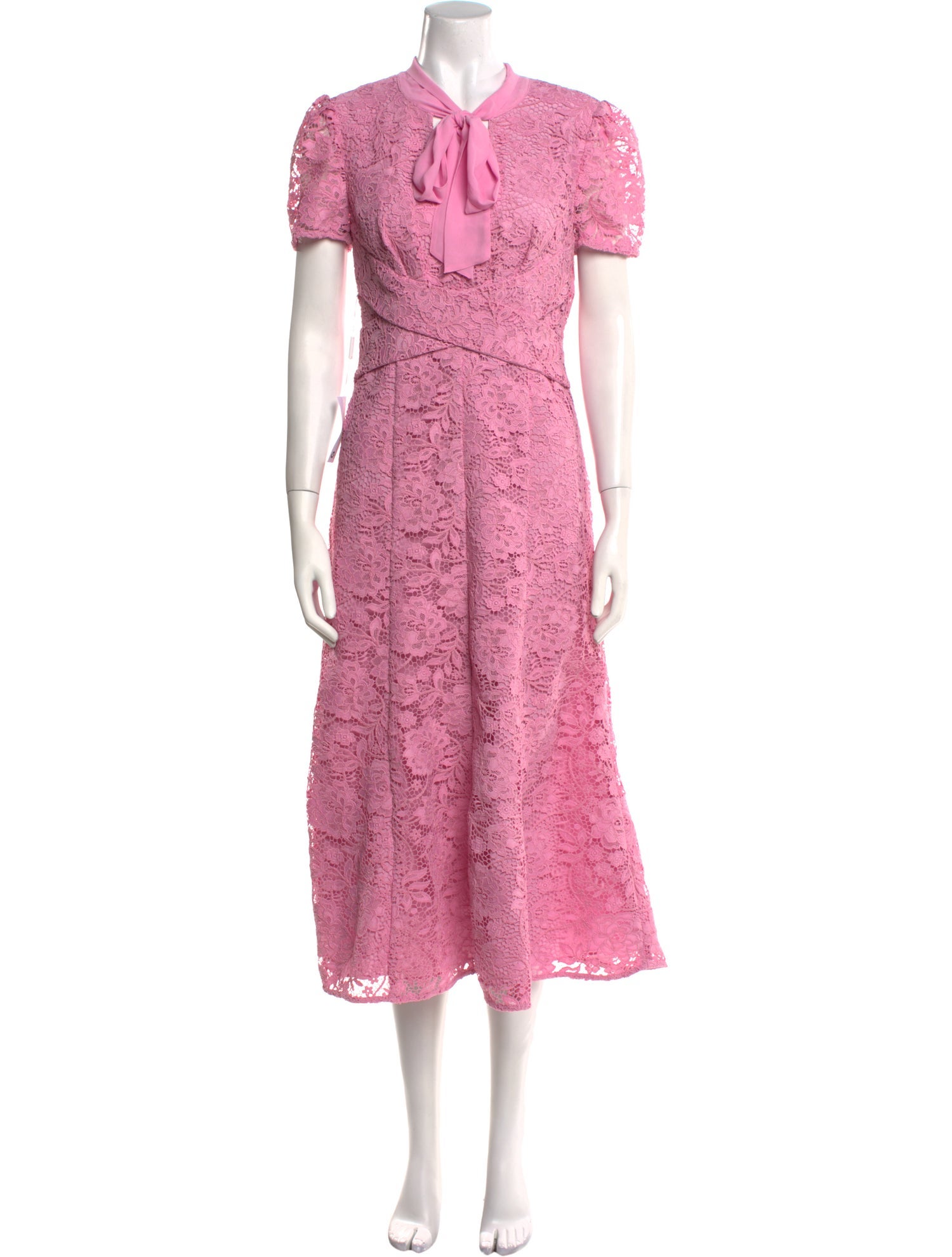 Self-Portrait Lace Pattern Midi Length Dress w/ Tags