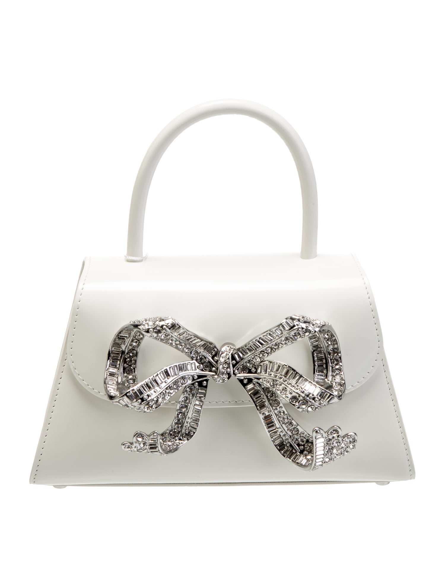 Self-Portrait Leather Top Handle Bag