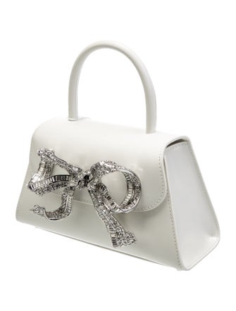 Self-Portrait Leather Top Handle Bag