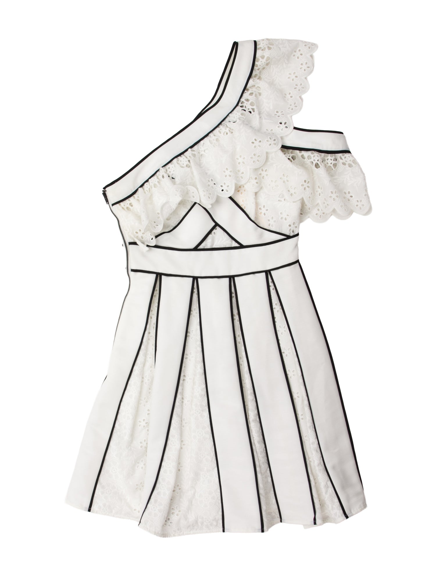 Self-Portrait Striped Mini Dress