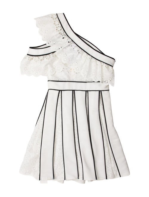 Self-Portrait Striped Mini Dress