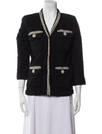 Self-Portrait 2022 Striped Jacket