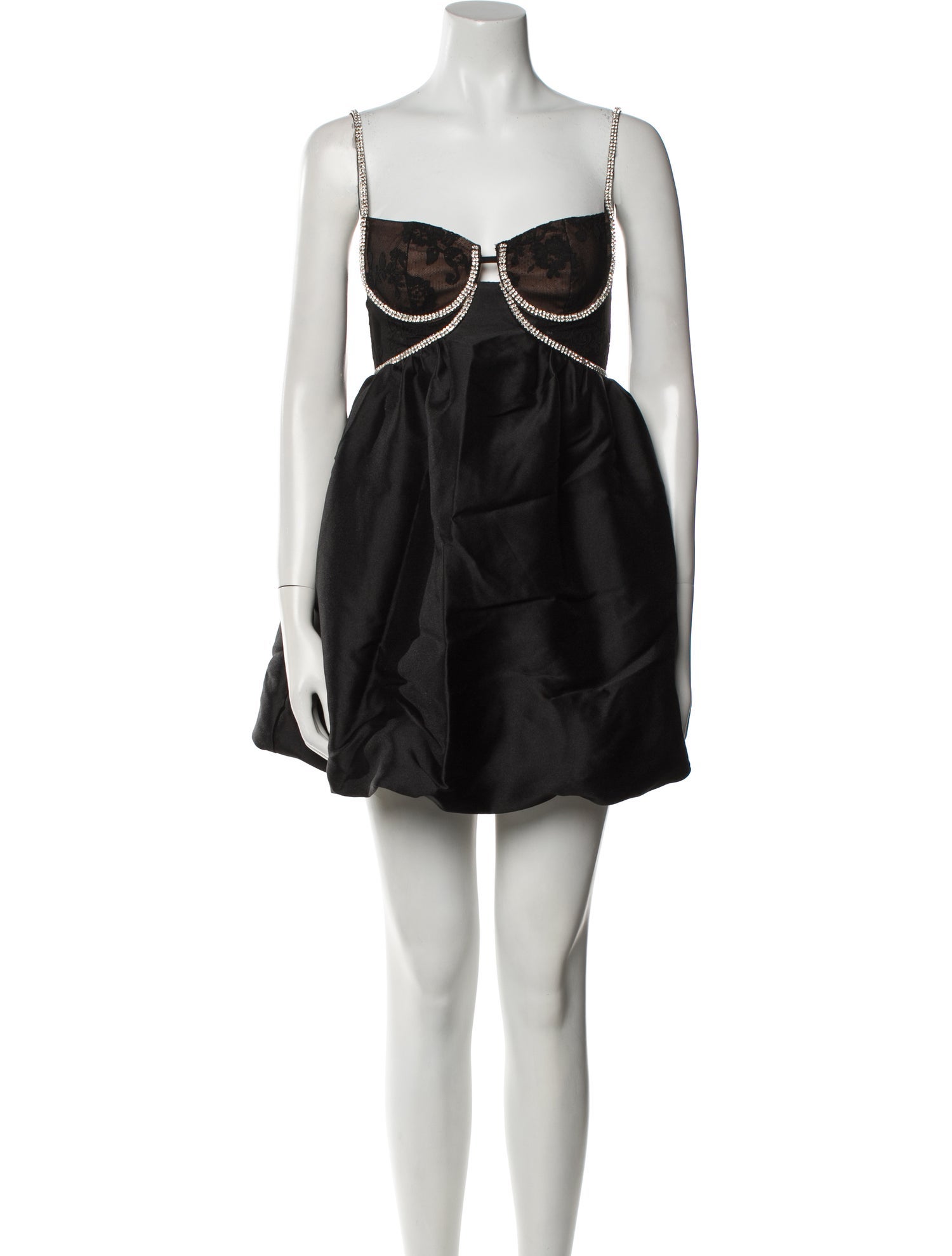 Self-Portrait Square Neckline Mini Dress