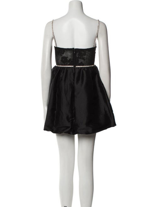 Self-Portrait Square Neckline Mini Dress