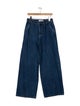Self-Portrait High-Rise Wide Leg Jeans