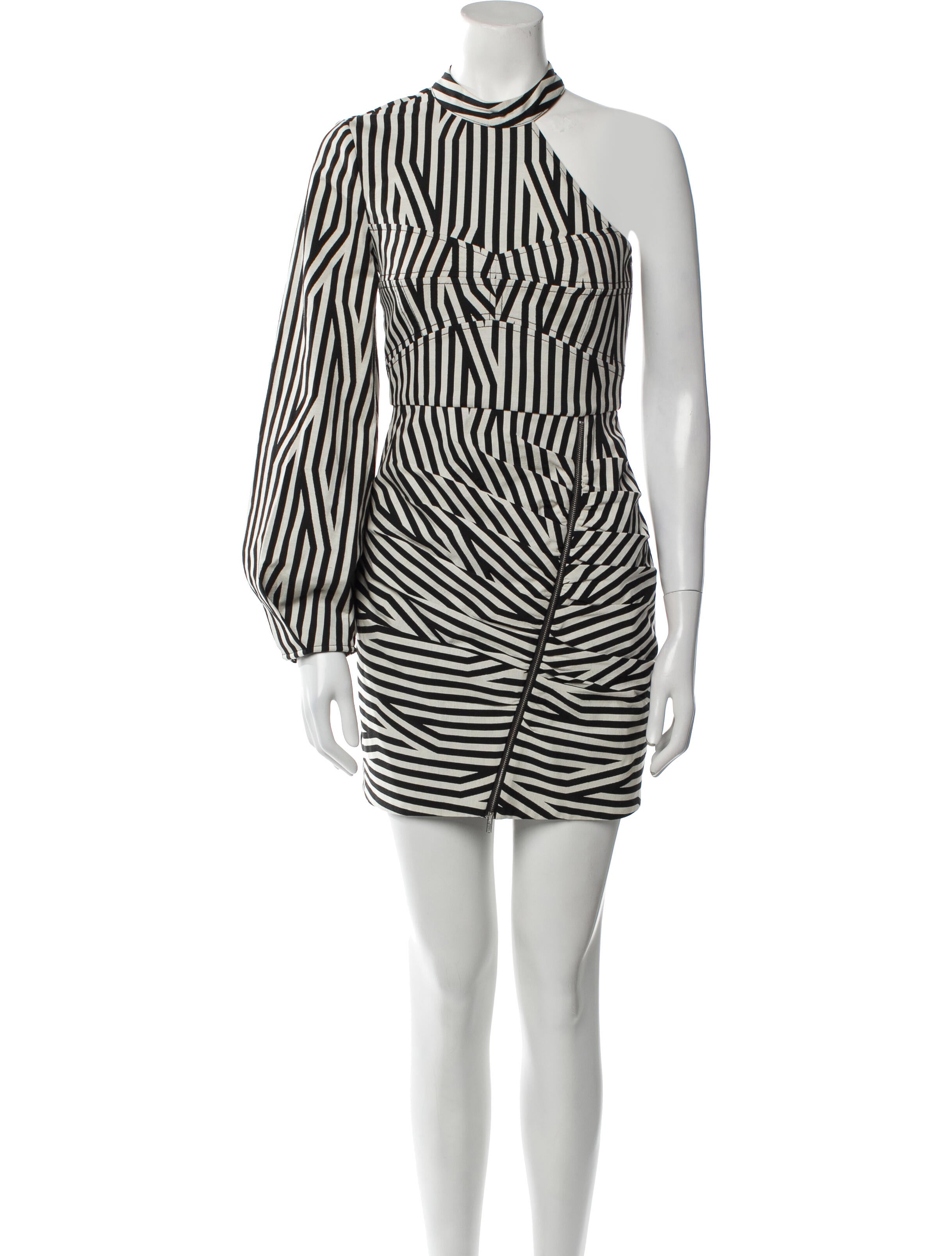 Self-Portrait Striped Mini Dress