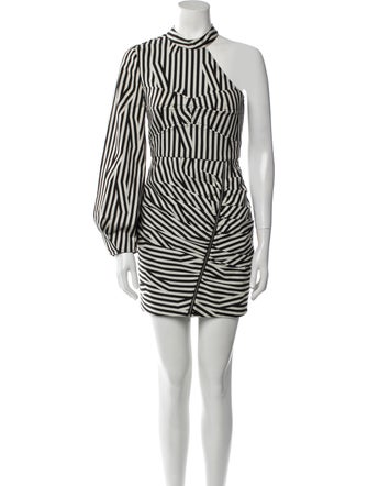Self-Portrait Striped Mini Dress