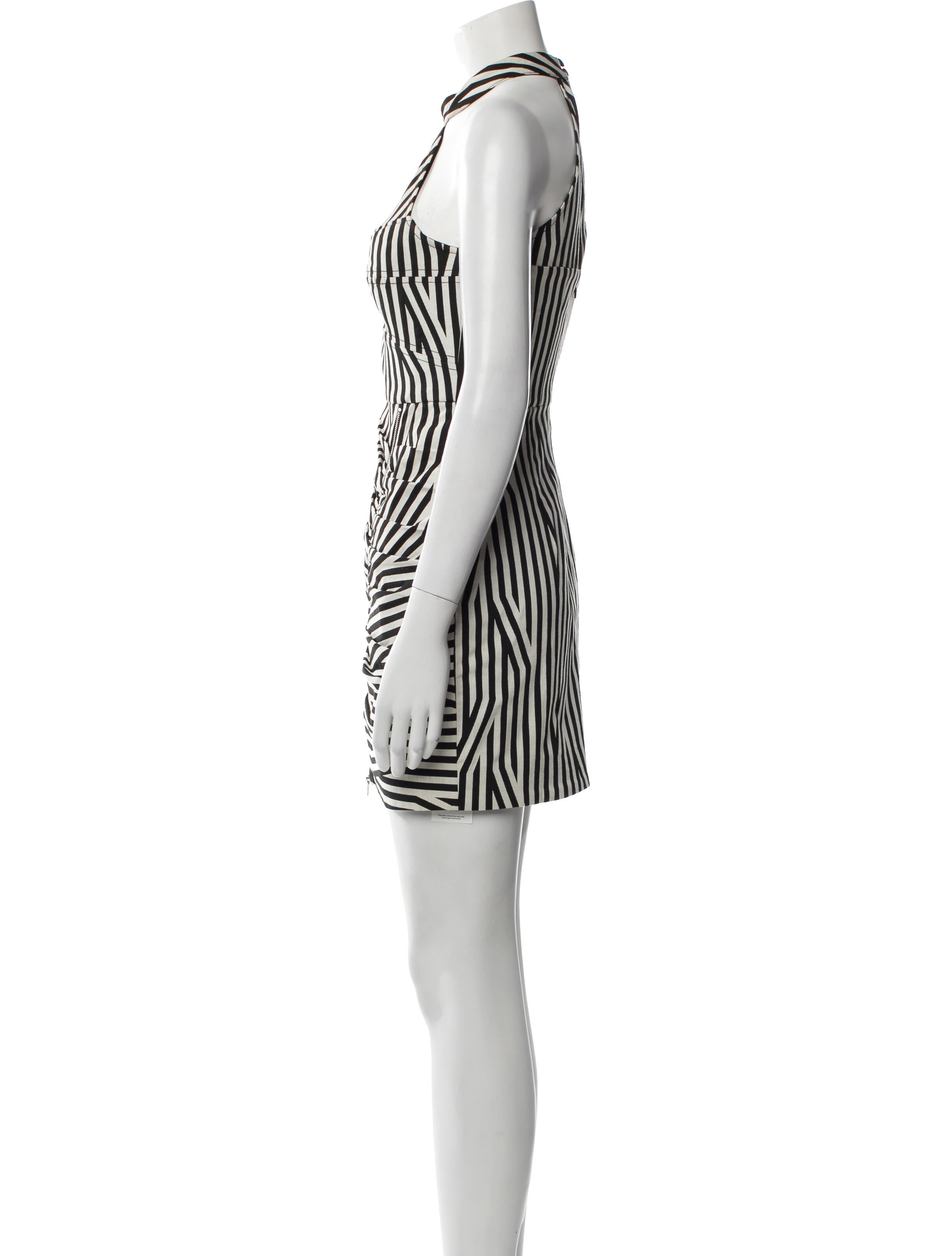 Self-Portrait Striped Mini Dress