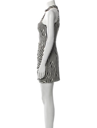 Self-Portrait Striped Mini Dress
