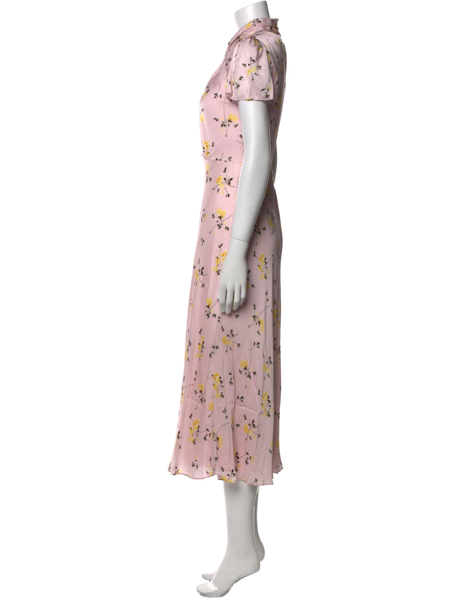Self-Portrait Floral Print Long Dress