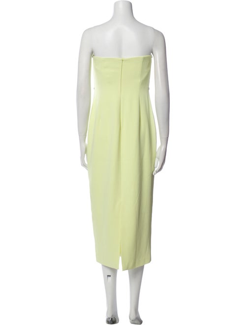 Self-Portrait Strapless Long Dress