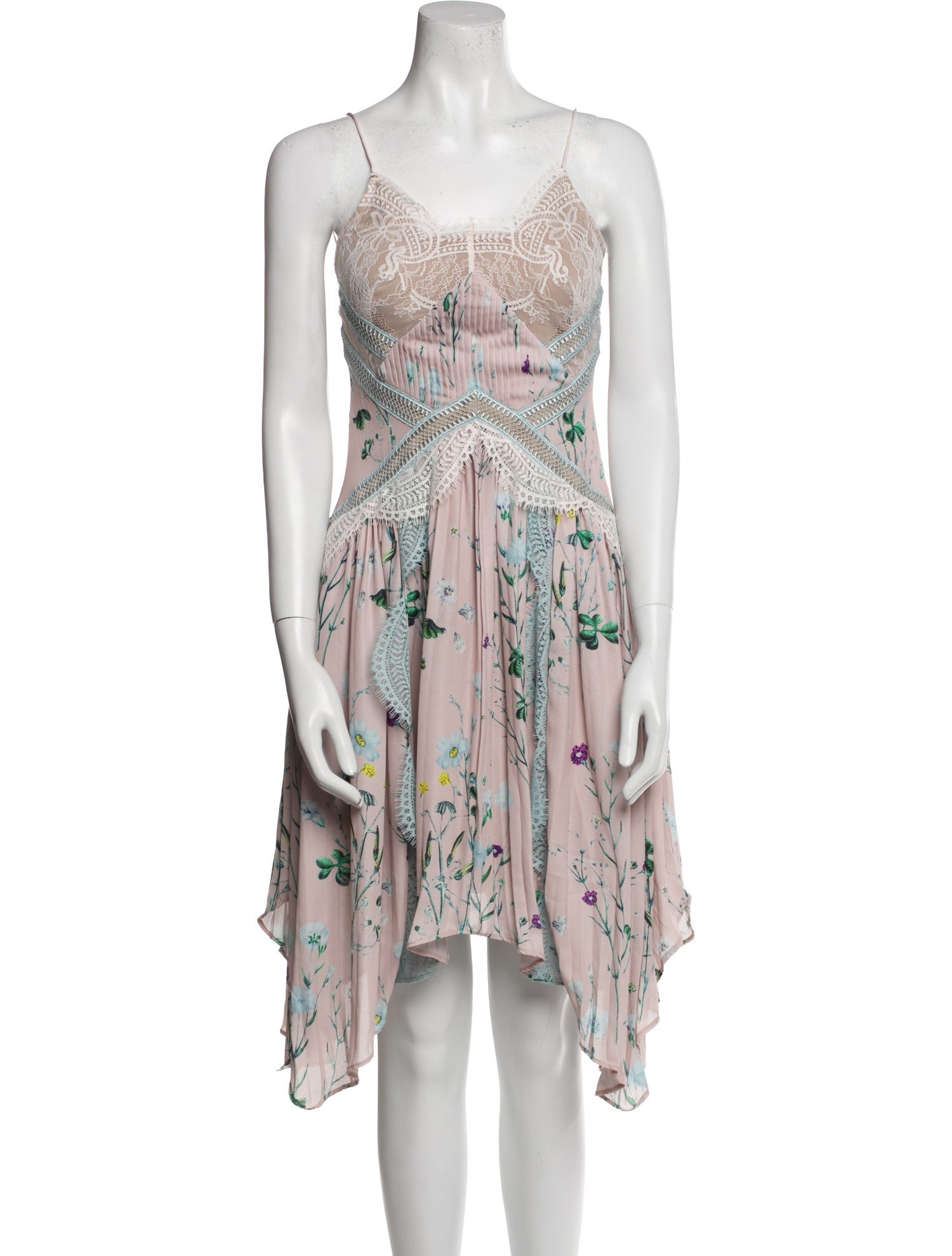 Self-Portrait Printed Mini Dress