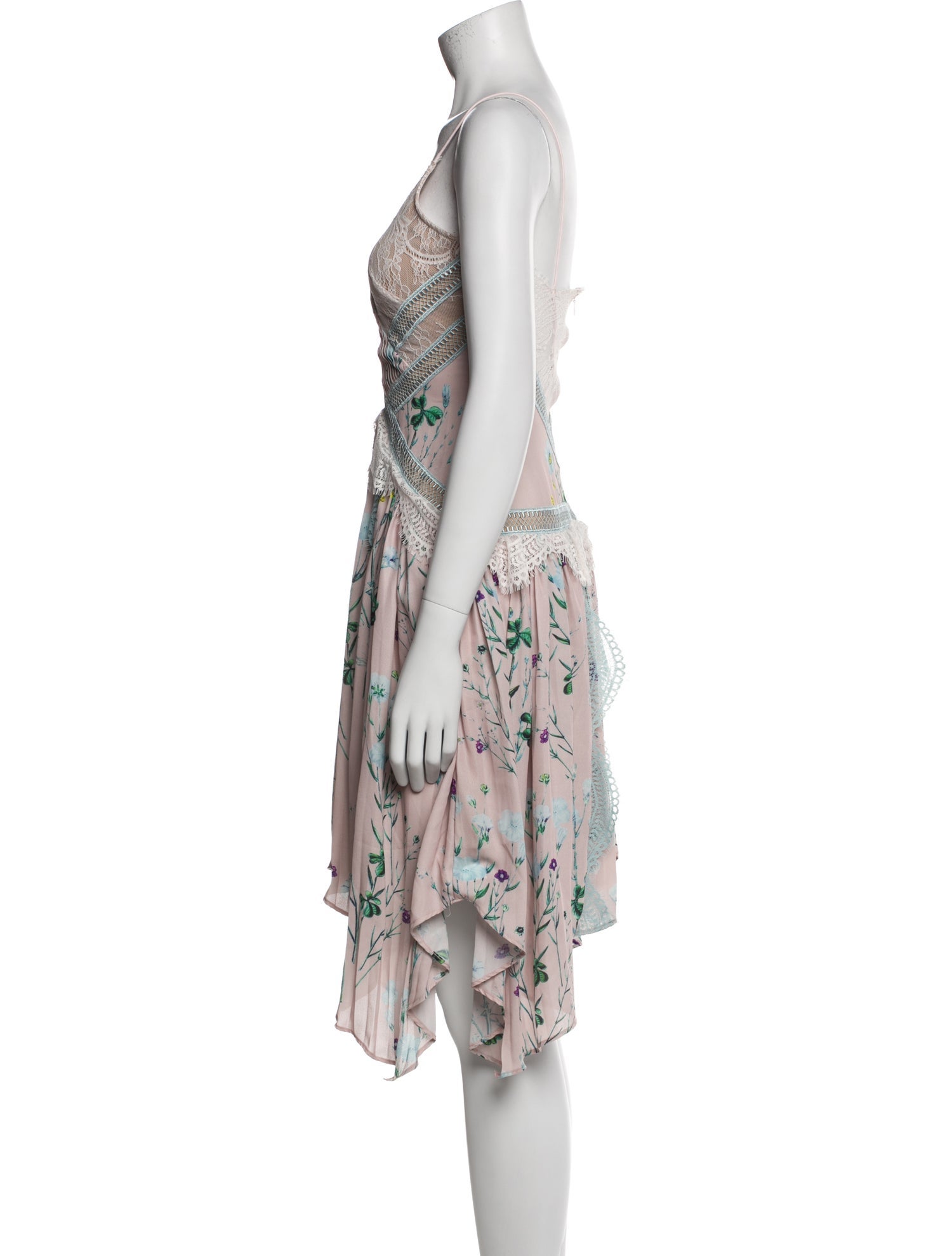 Self-Portrait Printed Mini Dress