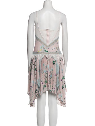 Self-Portrait Printed Mini Dress