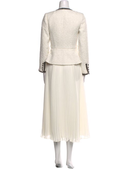 Self-Portrait Crew Neck Long Dress