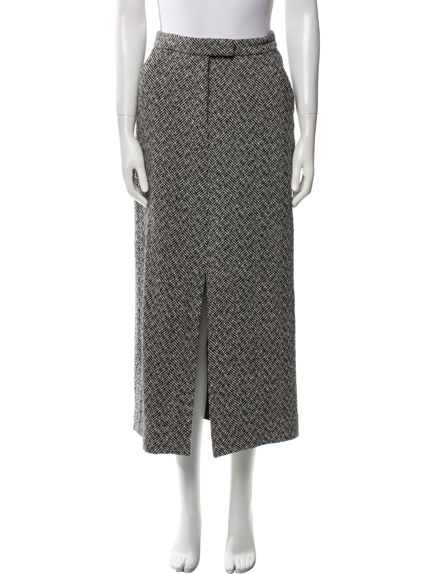 Self-Portrait Printed Midi Length Skirt