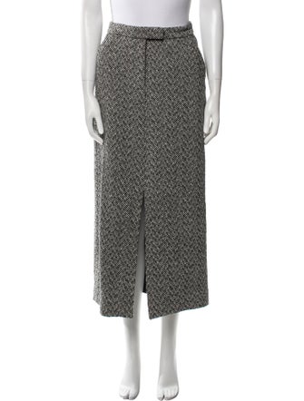 Self-Portrait Printed Midi Length Skirt