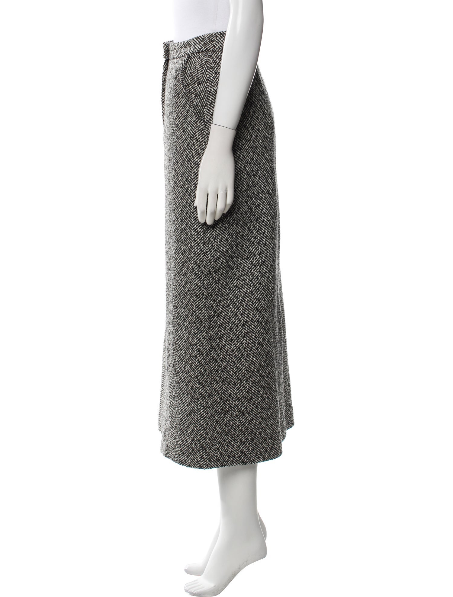 Self-Portrait Printed Midi Length Skirt