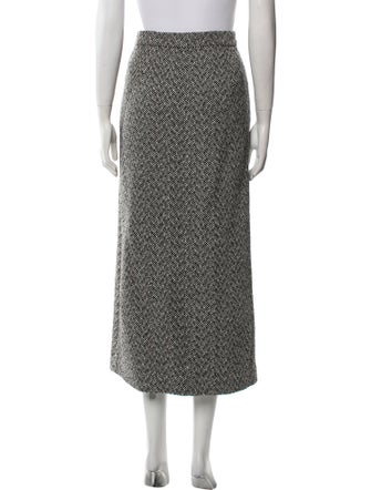 Self-Portrait Printed Midi Length Skirt