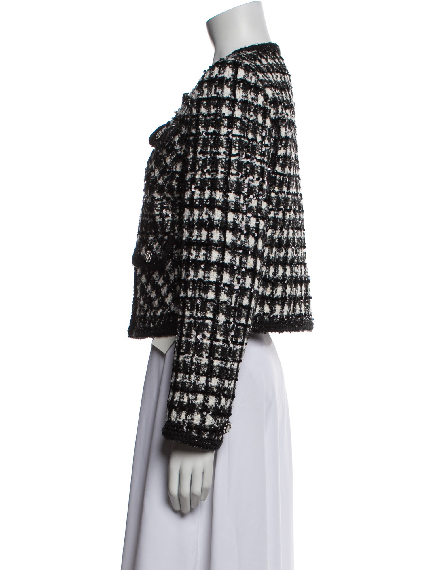 Self-Portrait Printed Evening Jacket