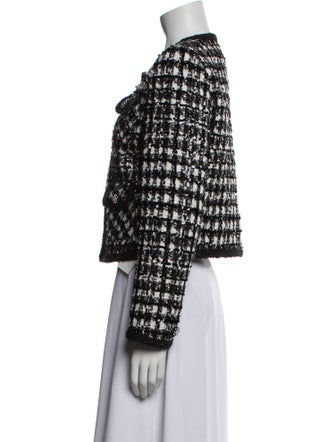 Self-Portrait Printed Evening Jacket