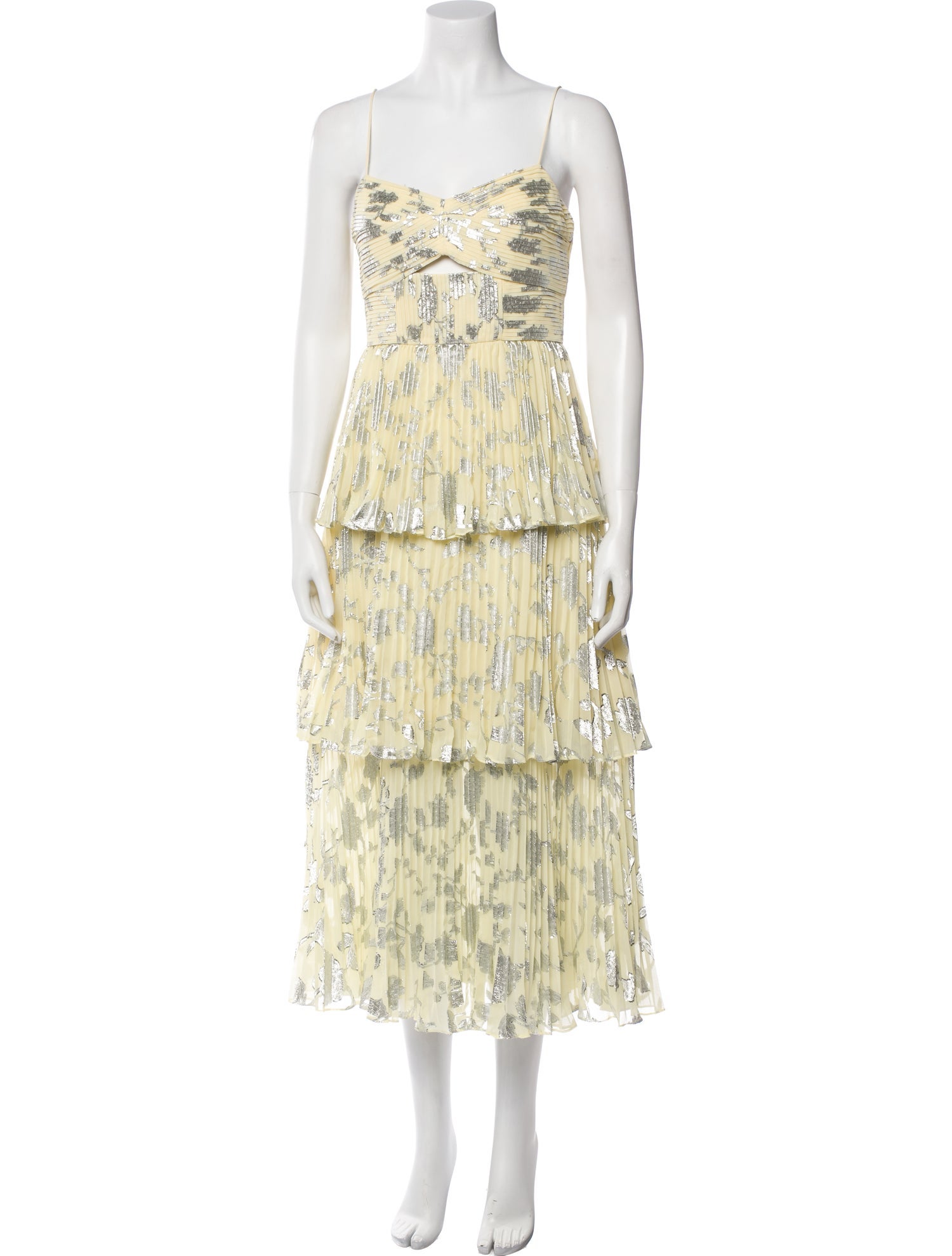 Self-Portrait Floral Print Long Dress