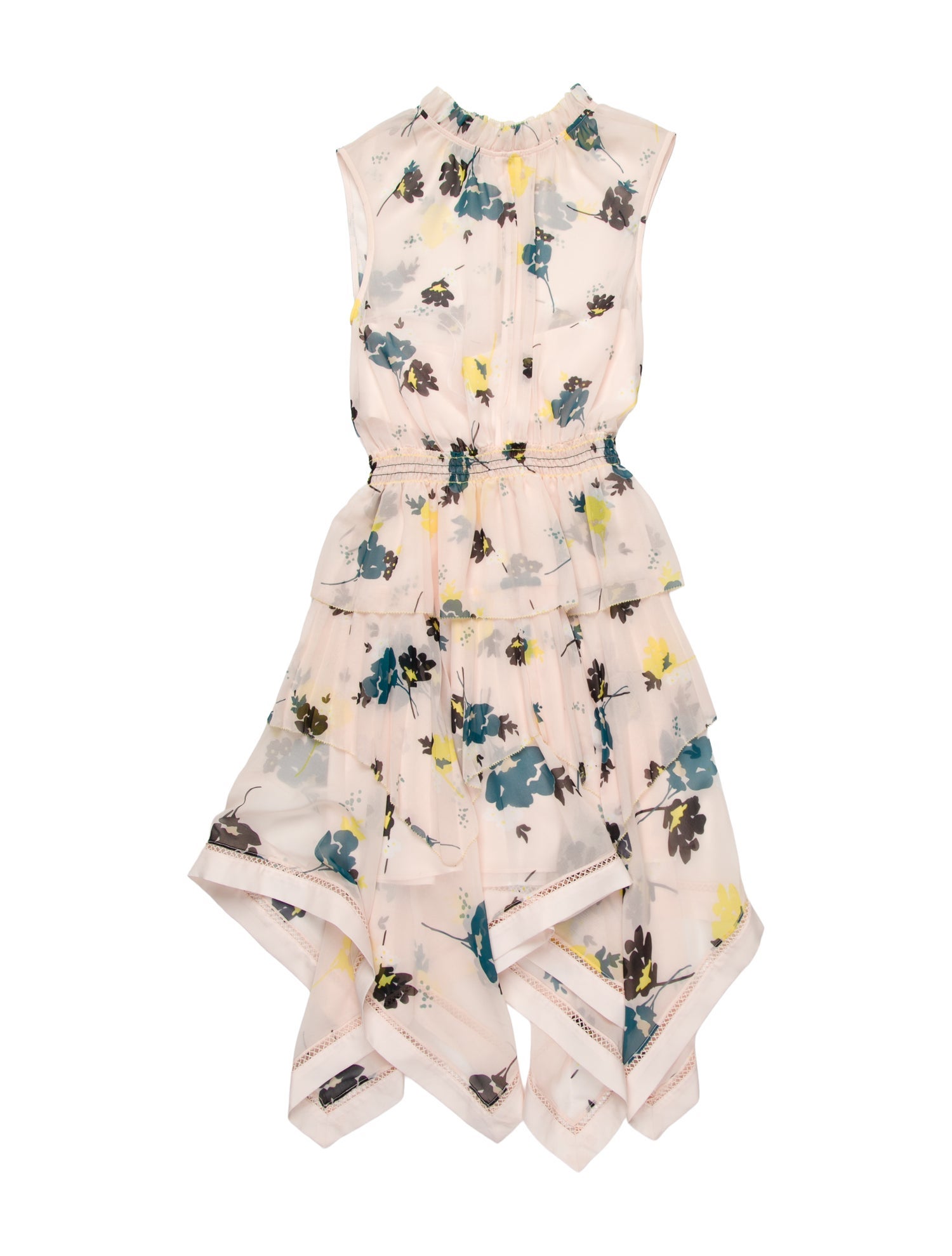 Self-Portrait Floral Print Midi Length Dress w/ Tags