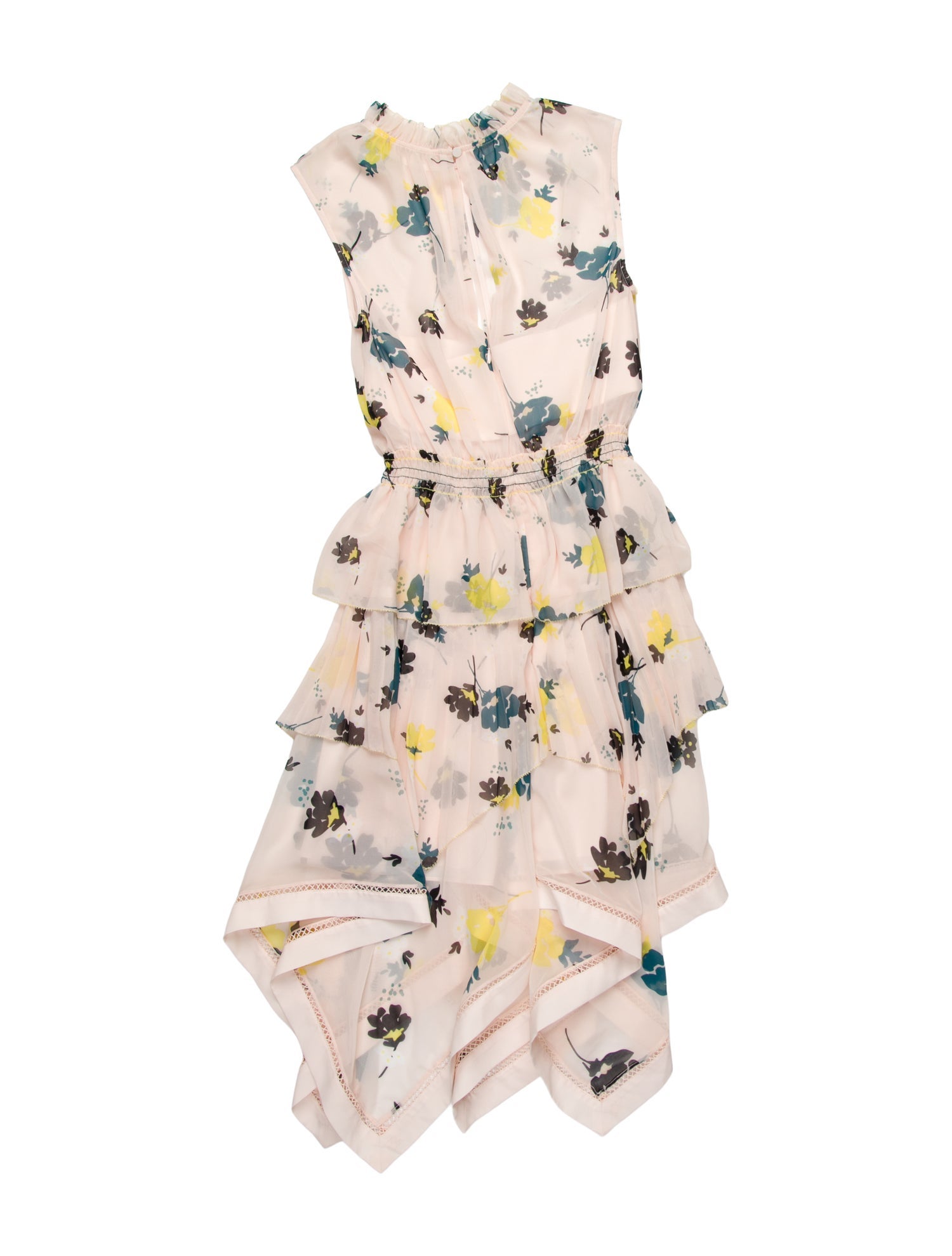 Self-Portrait Floral Print Midi Length Dress w/ Tags