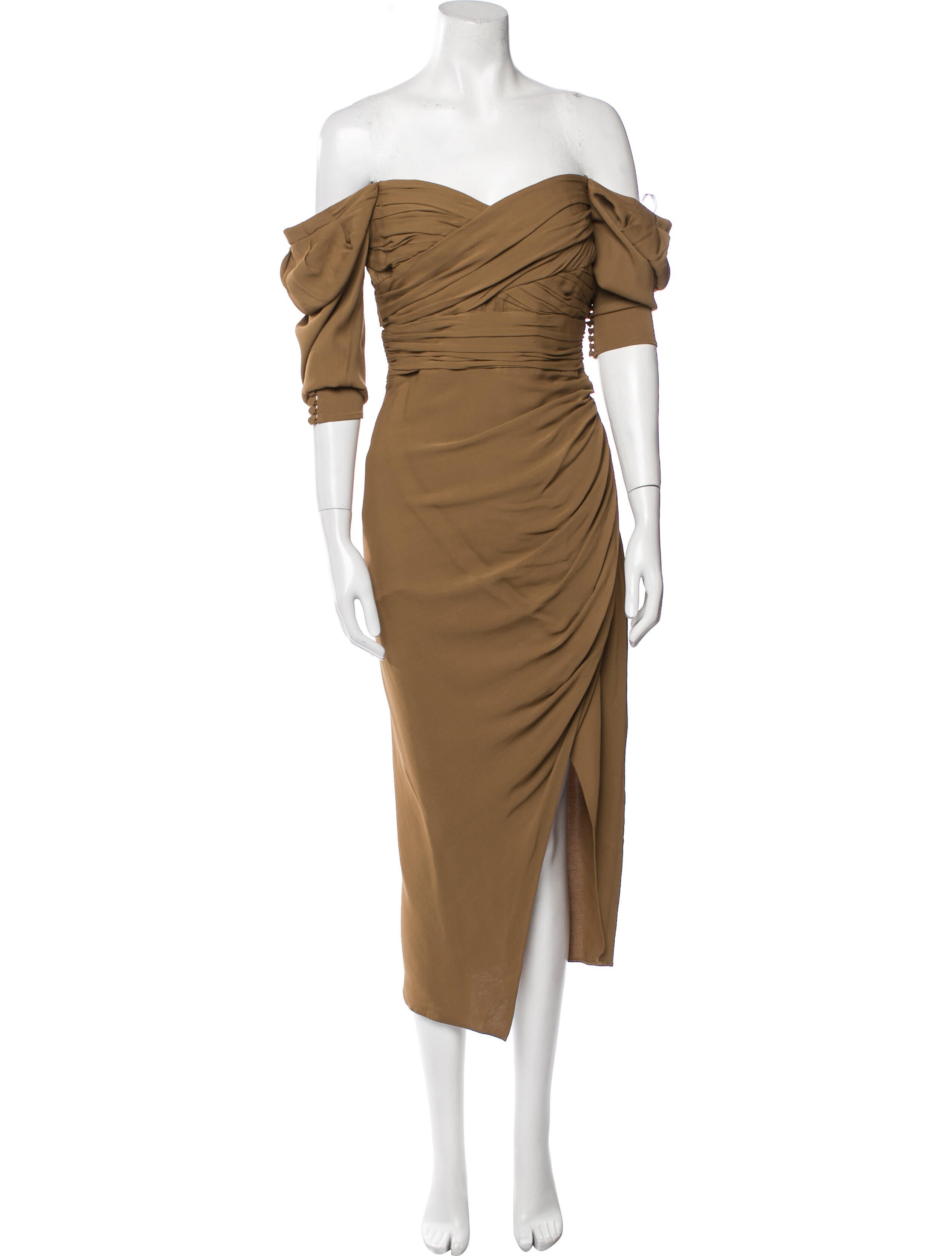 Self-Portrait Off-The-Shoulder Long Dress