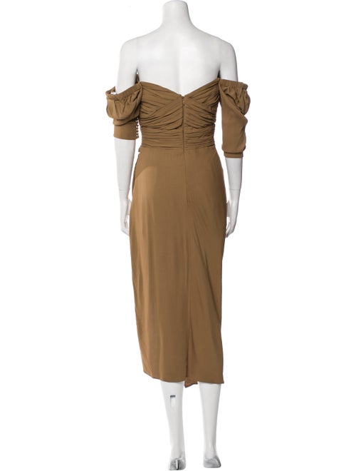 Self-Portrait Off-The-Shoulder Long Dress