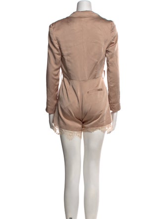 Self-Portrait V-Neck Romper