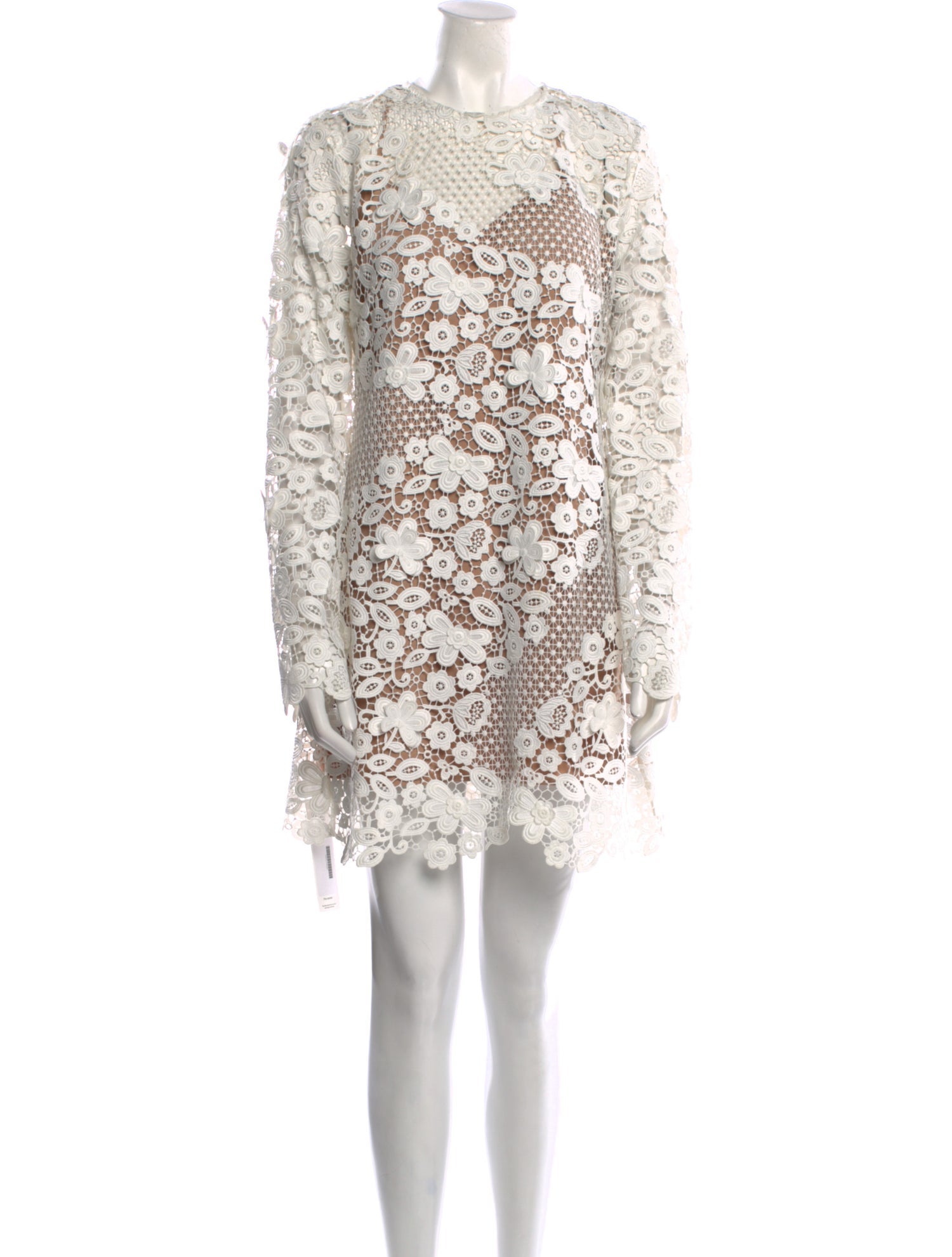 Self-Portrait Crochet Mini Dress