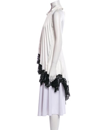 Self-Portrait V-Neck Sleeveless Tunic