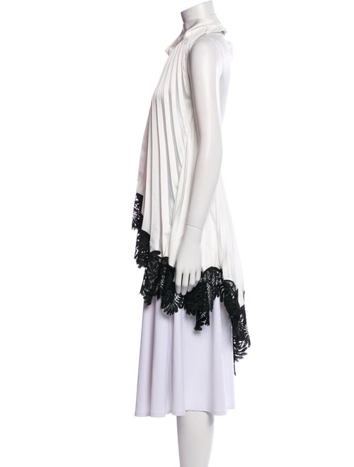 Self-Portrait V-Neck Sleeveless Tunic