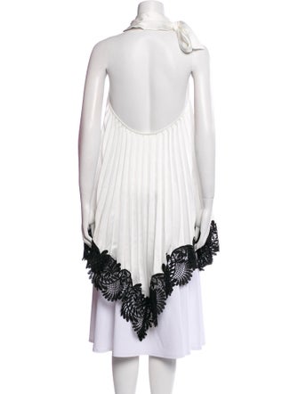 Self-Portrait V-Neck Sleeveless Tunic