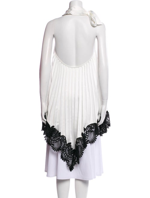 Self-Portrait V-Neck Sleeveless Tunic