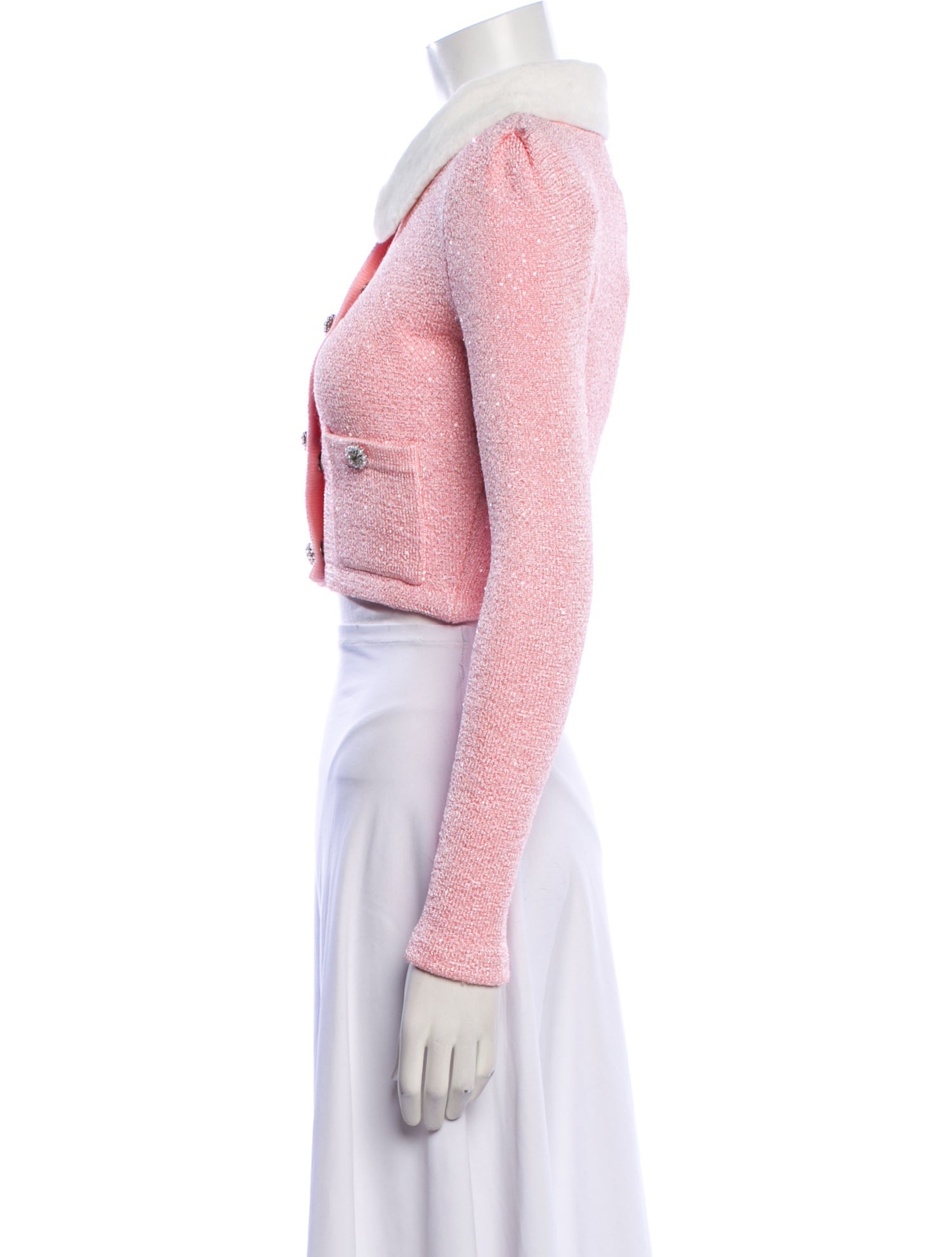 Self-Portrait Tweed Pattern Bolero w/ Tags